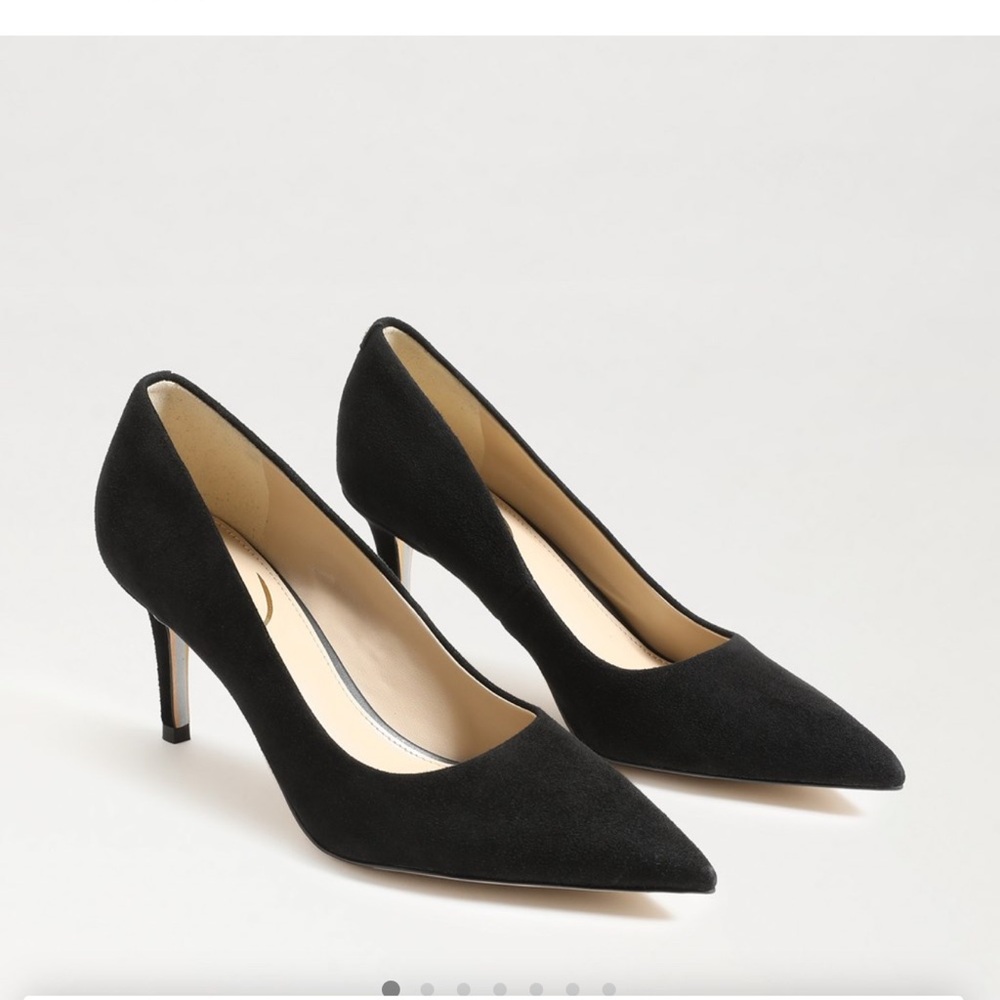 Sam Edelman Black Suede Heels
